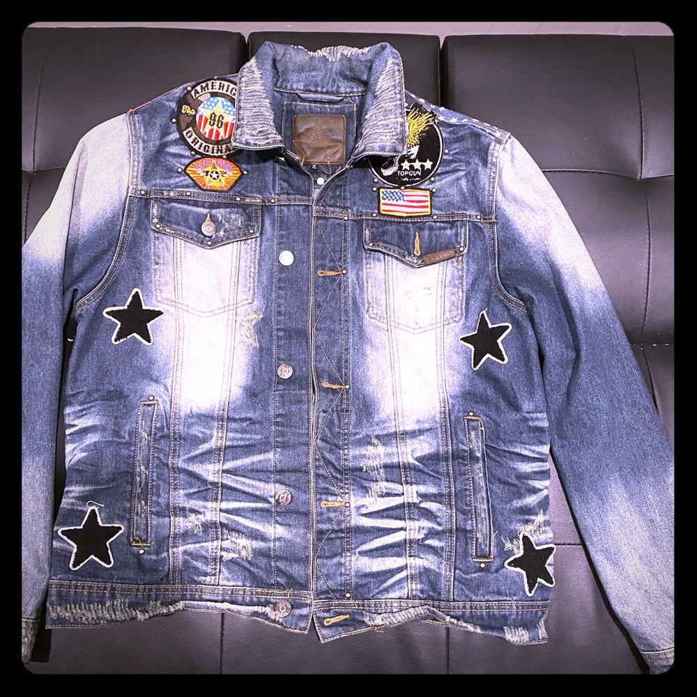 Fresh jean jacket XL $40